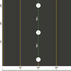 Quick-Plant &ndash; 1 x 18 Pattern, 4 x 50' Fabric Mulch