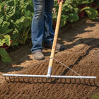 Bed Preparation Rake &ndash; 4" Tine Bed Preparation Tools