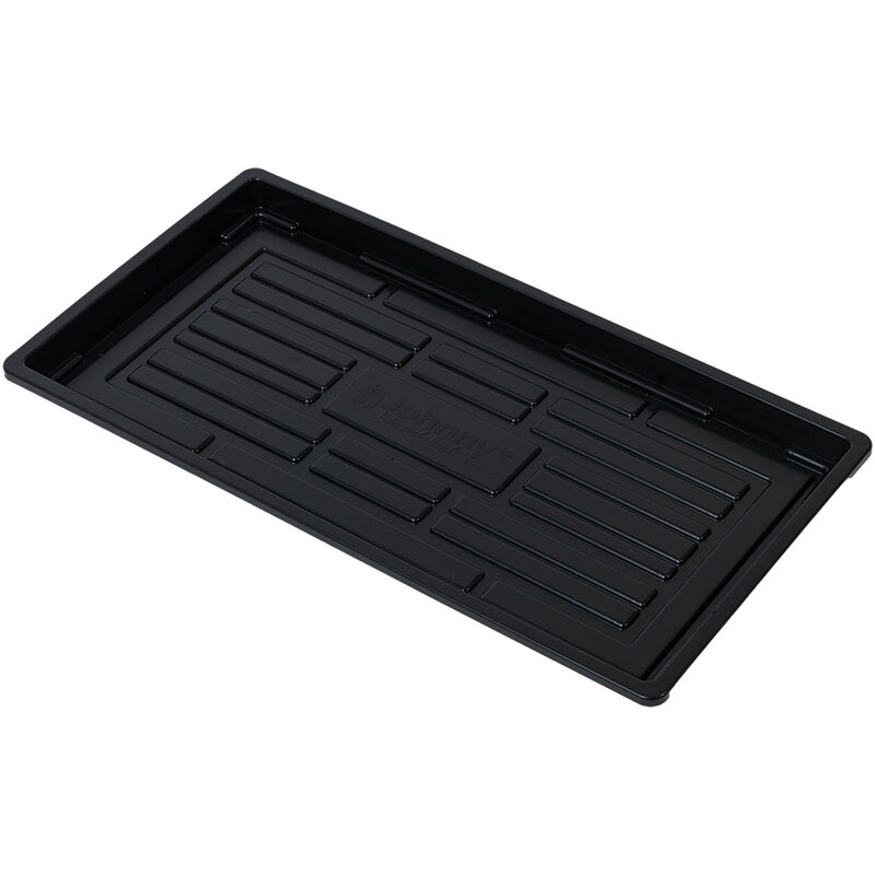 Polypro Endurance Shallow Speed Tray (No Holes), Black &ndash; 24 Count Support Trays