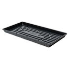 Polypro Shallow Tray (With Holes), Black &ndash; 24 Count Support Trays