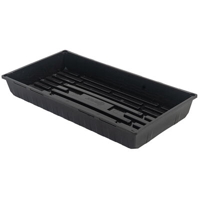 Polypro Endurance Deep Tray (No Holes), Black &ndash; 24 Count Support Trays