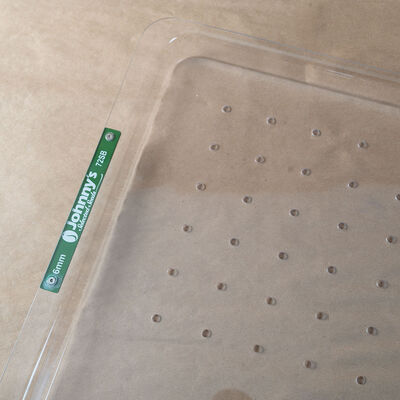 72-Hole Tray for Soil Blocks &ndash; 6 mm Holes Drop Seeders
