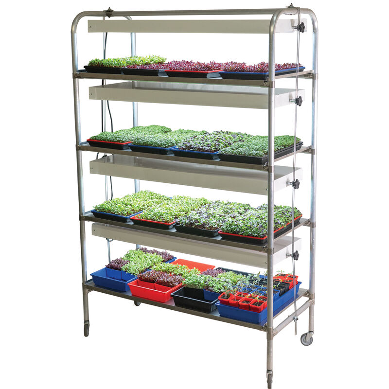 Johnny's Commercial LED Light Cart &ndash; 16 Trays LED