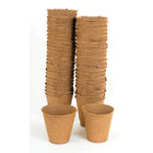 4" Round Fertil Pots &ndash; 50 Count Biodegradable Pots