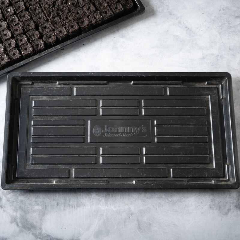 Polypro Endurance Shallow Speed Tray (No Holes), Black &ndash; 24 Count Support Trays