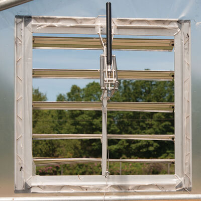 High Tunnel Vent w/ Auto Opener &ndash; 24" x 24" Vents and Vent Openers